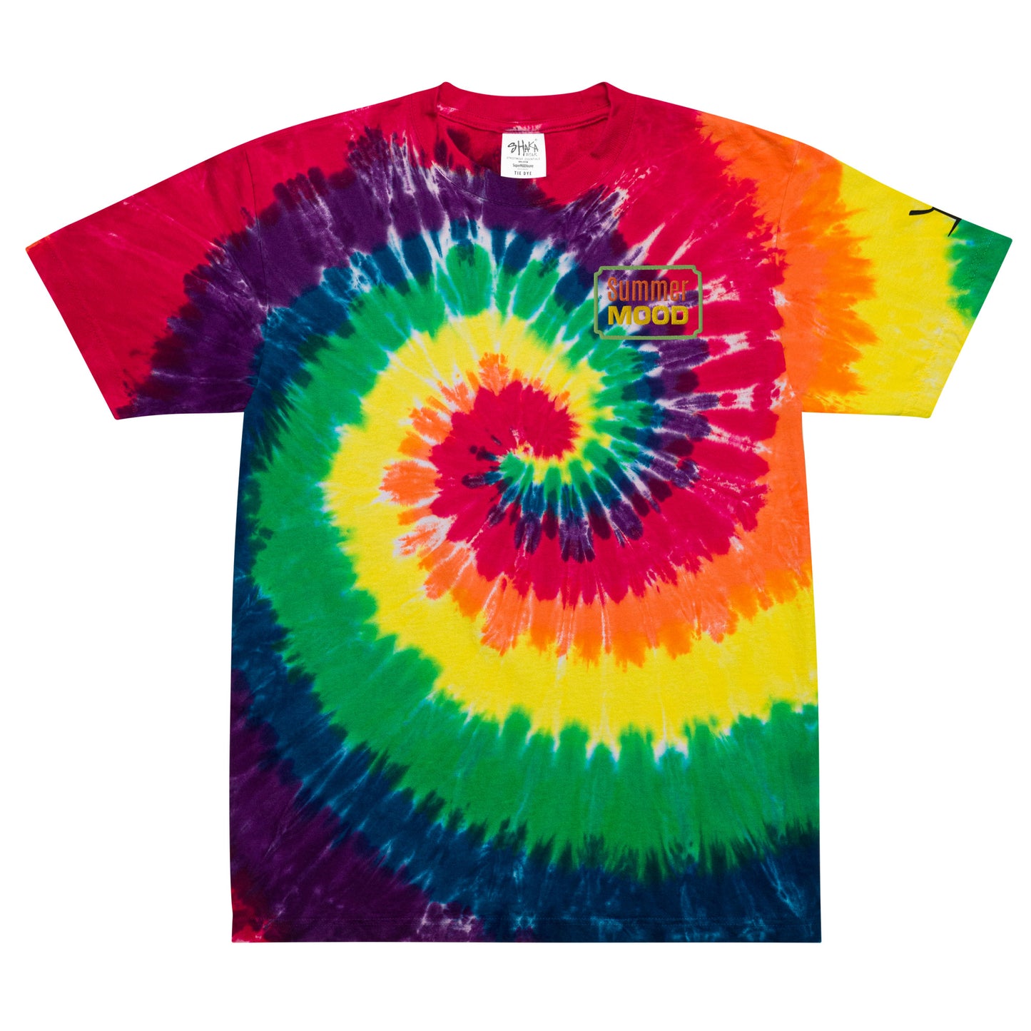 summer tie-dye shirt