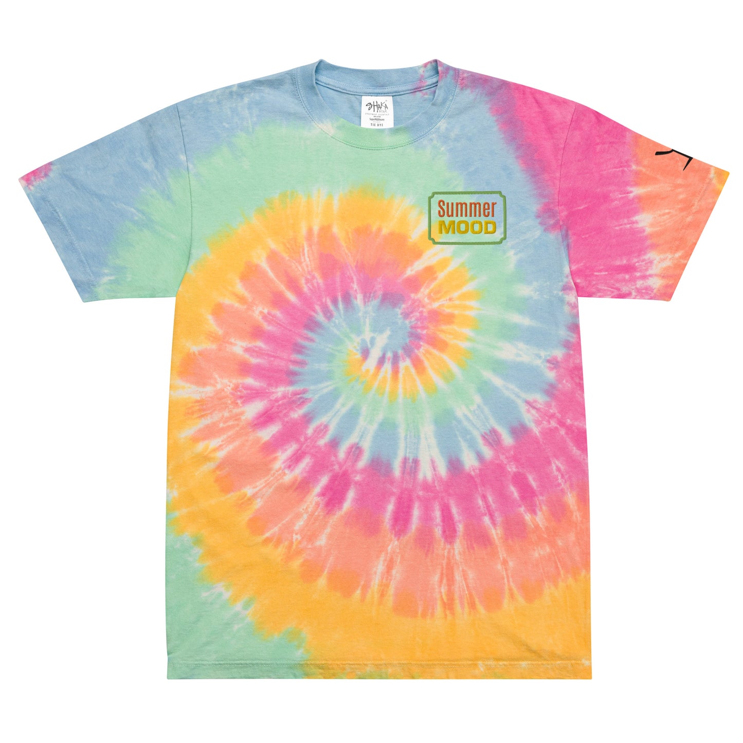 summer tie-dye shirt